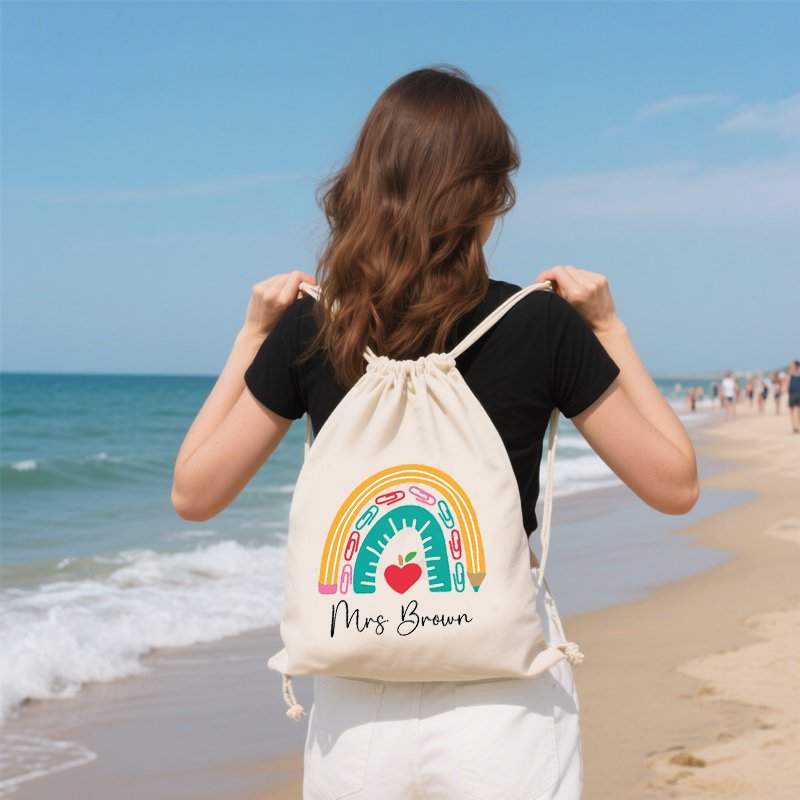 Kids Education Name - Sac à dos d'école en toile
