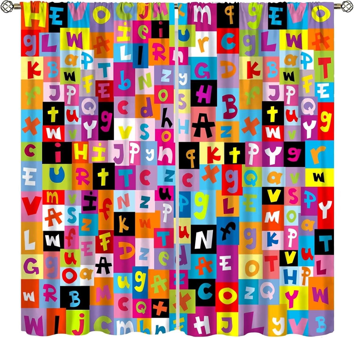 Rideaux multicolores à blocs A - Abc Kids Early Education avis et prix