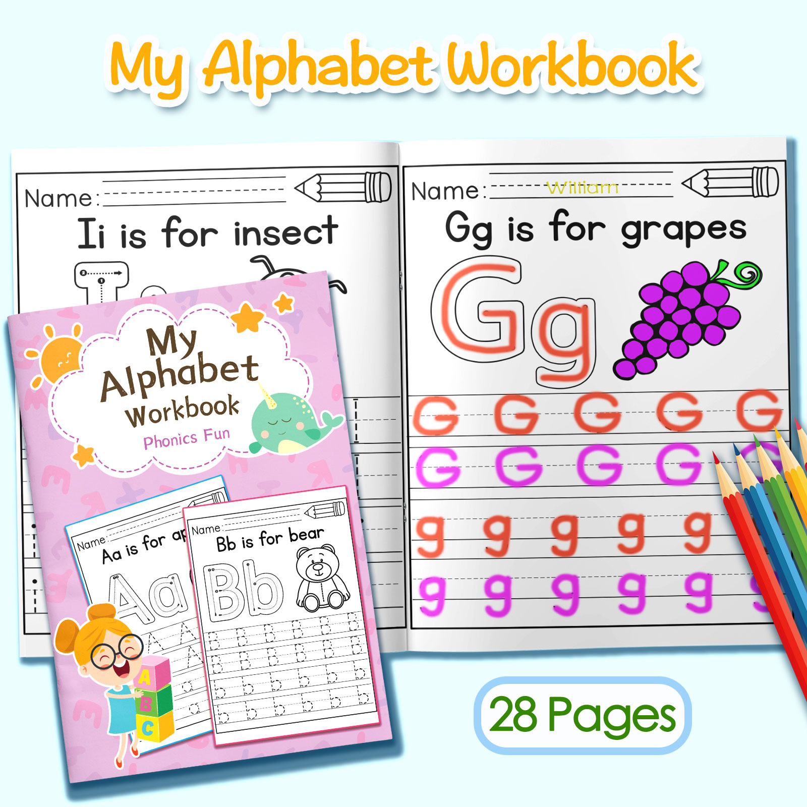 Cahier de coloriage pour enfan - Kids Education Activities avis et prix